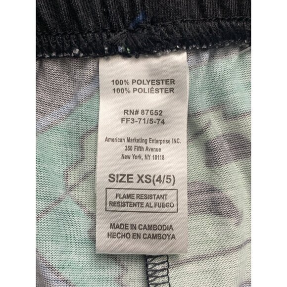 Minecraft Kids Boys 3-Piece Pajama Set With T-Shirt Shorts & Pants XS 4/5 - Picture 5 of 7